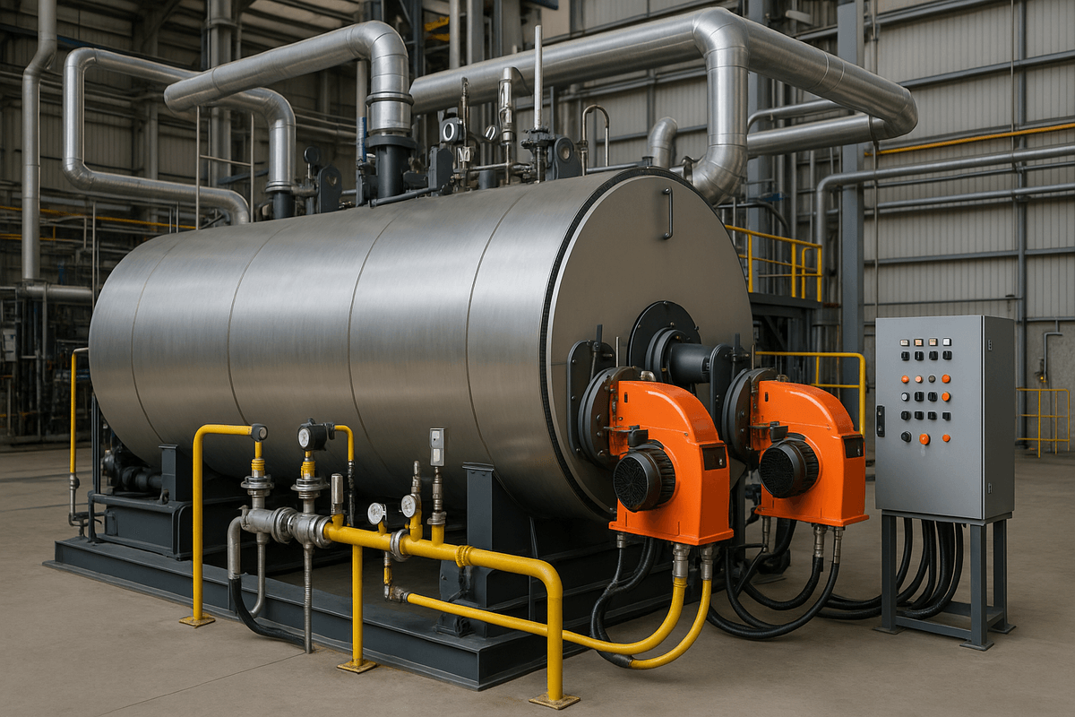 Dual Fuel Auxiliary Boiler System